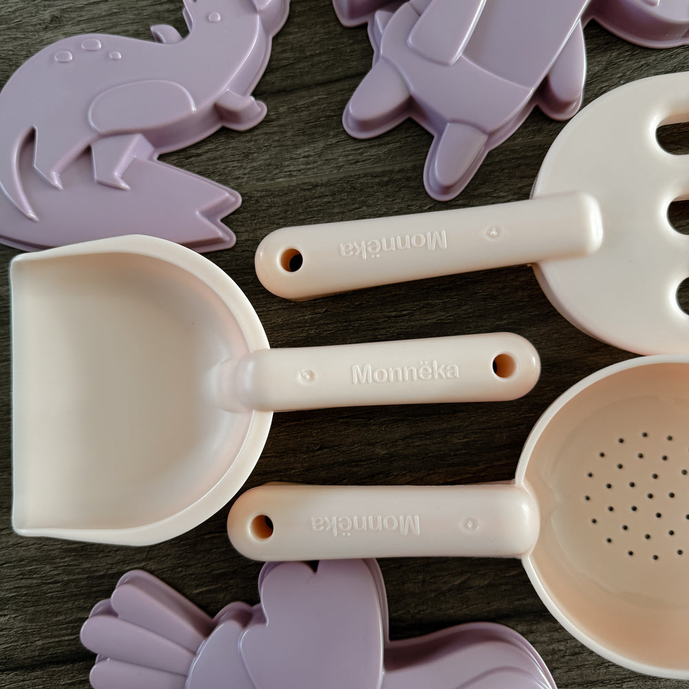 Monnëka Beach Toy Set "Old Rose" (9 Pieces)