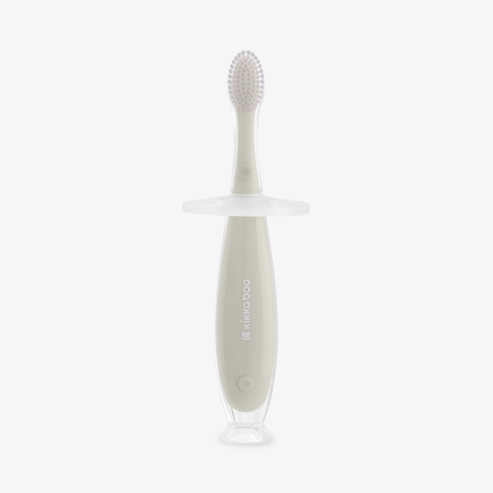 Kikkaboo Silicone Toothbrush Softy - Sand
