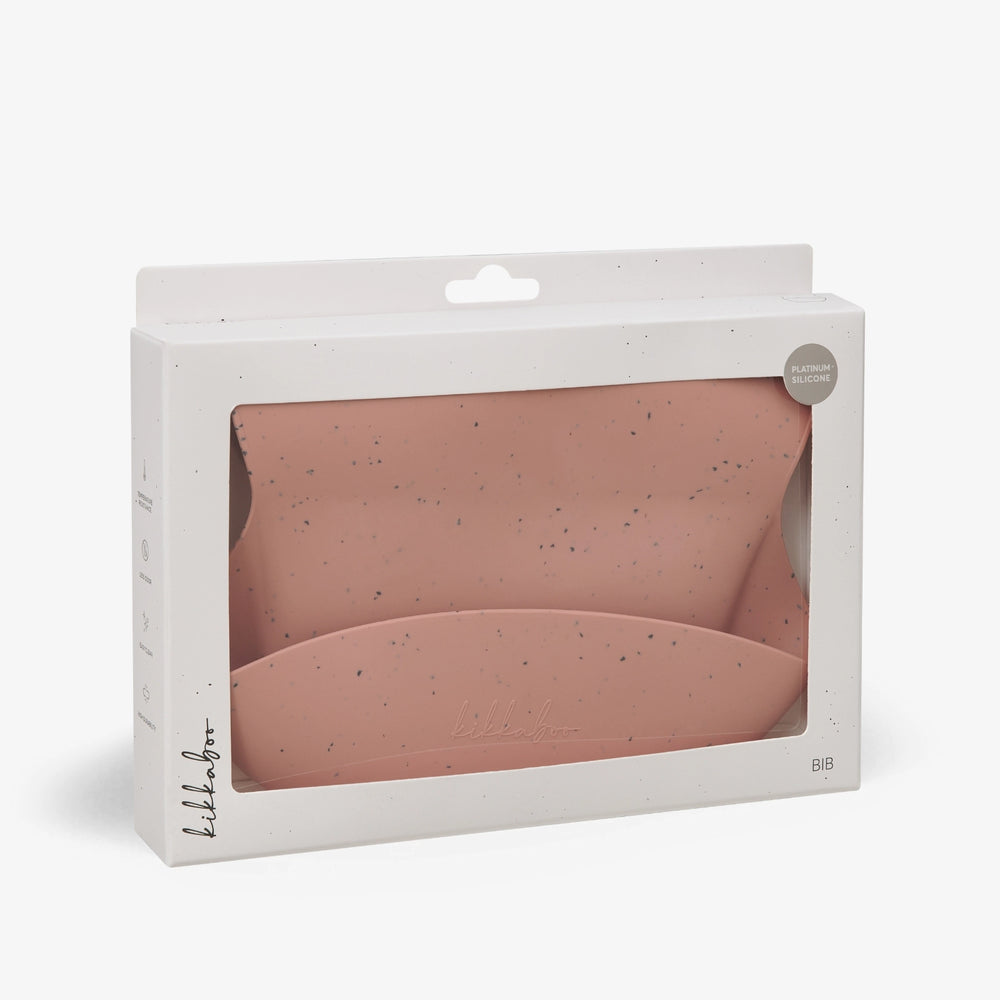 Kikkaboo Platīna silikona priekšautiņš - Blush