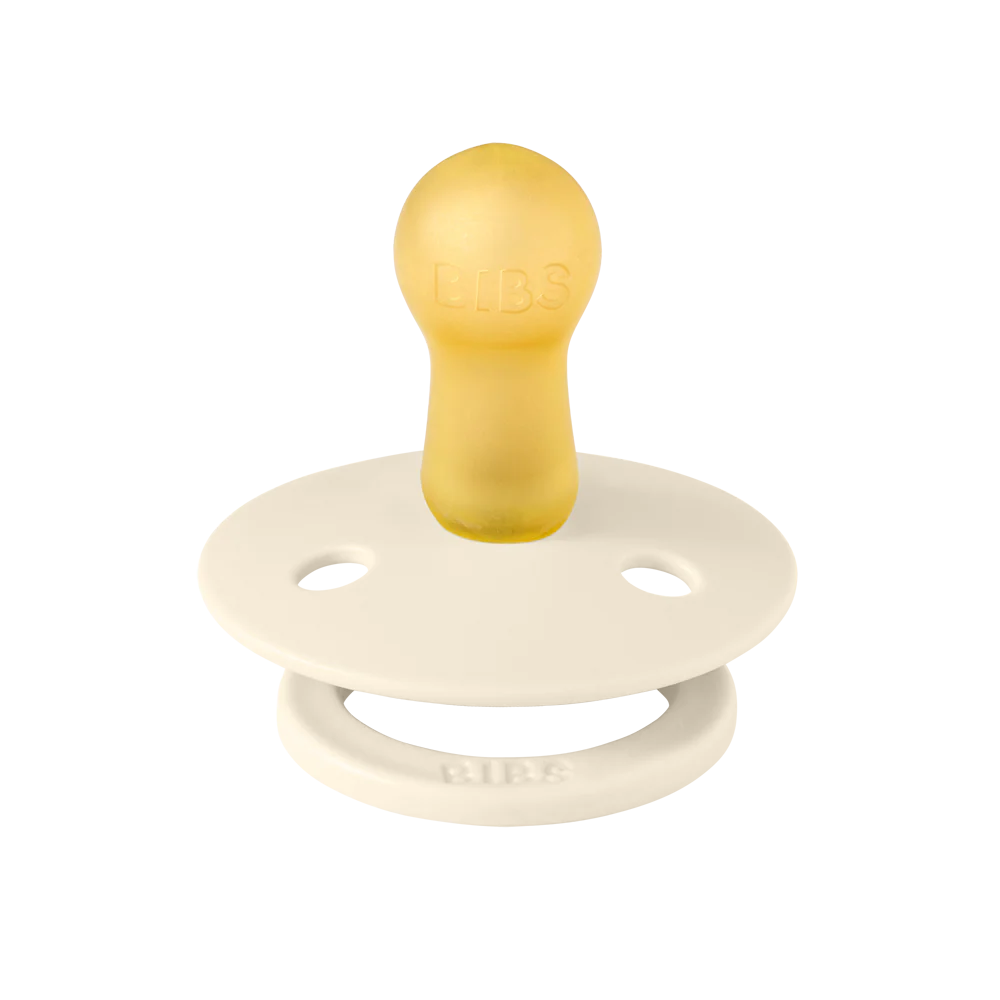 BIBS Colour knupīšu komplekts (2 gab.) – Ivory/Blush