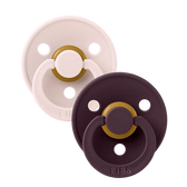 BIBS Colour knupīšu komplekts (2 gab.) – Petal/Plum