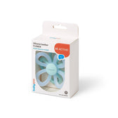 BabyOno silicone teether Flower - Blue