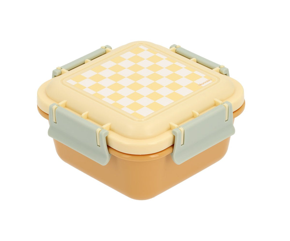 Monnëka lielā pusdienu kārbiņa “Yellow Chess”