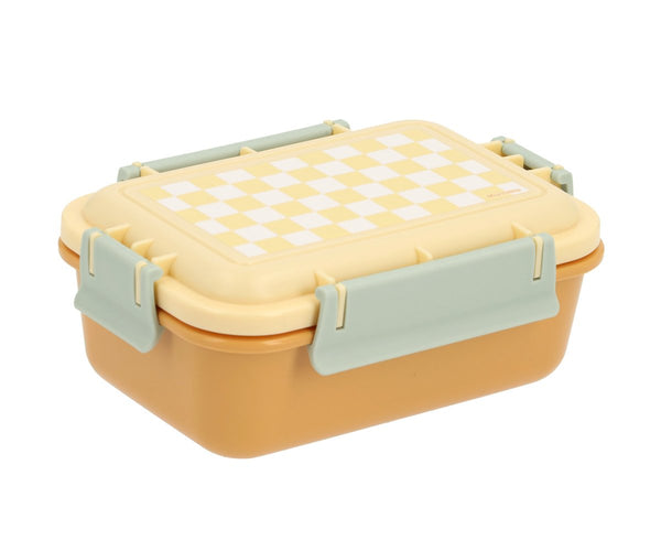 Monnëka Bento pusdienu kārbiņa “Yellow Chess”