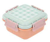 Monnëka lielā pusdienu kārbiņa “Apricot-Vichy Aqua”