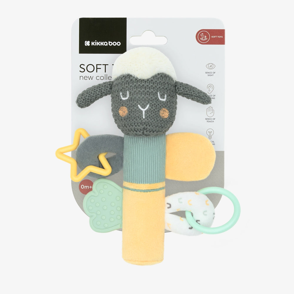 Kikkaboo Attīstošā pīkstošā rotaļlieta - Sleepy Sheep