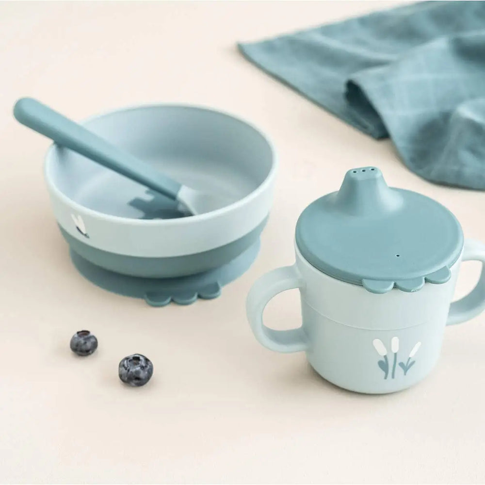 Done by Deer barošanas komplekts "Foodie First Meal Set", zilā krāsā