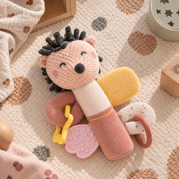 Kikkaboo Attīstošā pīkstošā rotaļlieta - Hedge-hugs