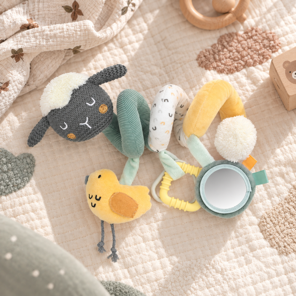 Kikkaboo Horizontālā spirāles rotaļlieta - Sleepy Sheep