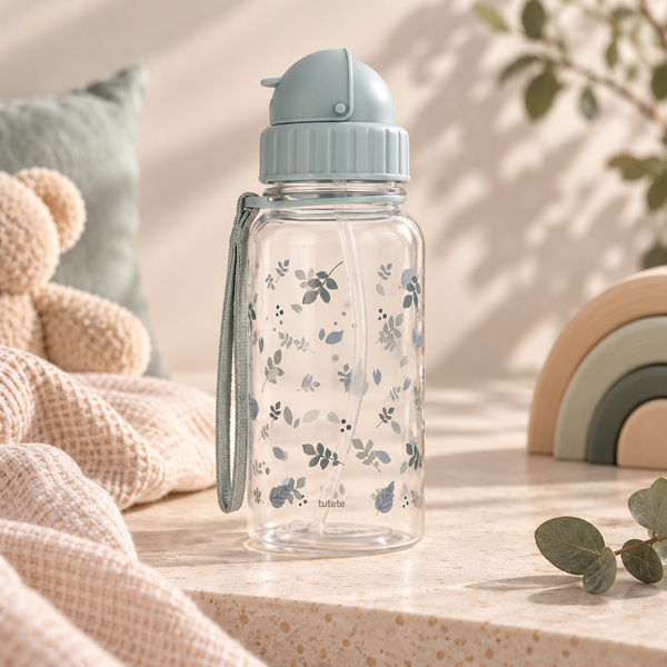 Tutete bērnu dzērienu pudele "Leaves Blue" (500 ml)