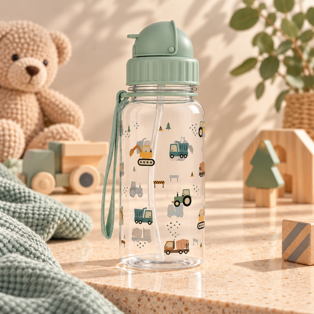 Tutete Children's Water Bottle "Trucks" (500 ml)