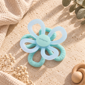 BabyOno silicone teether Flower - Blue